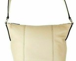 Michael Kors Brooke Bucket Messenger Bag Ivory Leather 35T0G0KM8L NWT $3... - £67.52 GBP