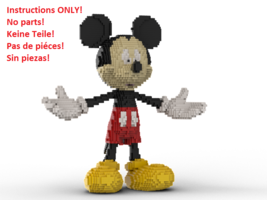 Lego Mickey Mouse Statue Building Instruction Instructions Only No Bricks - £74.34 GBP