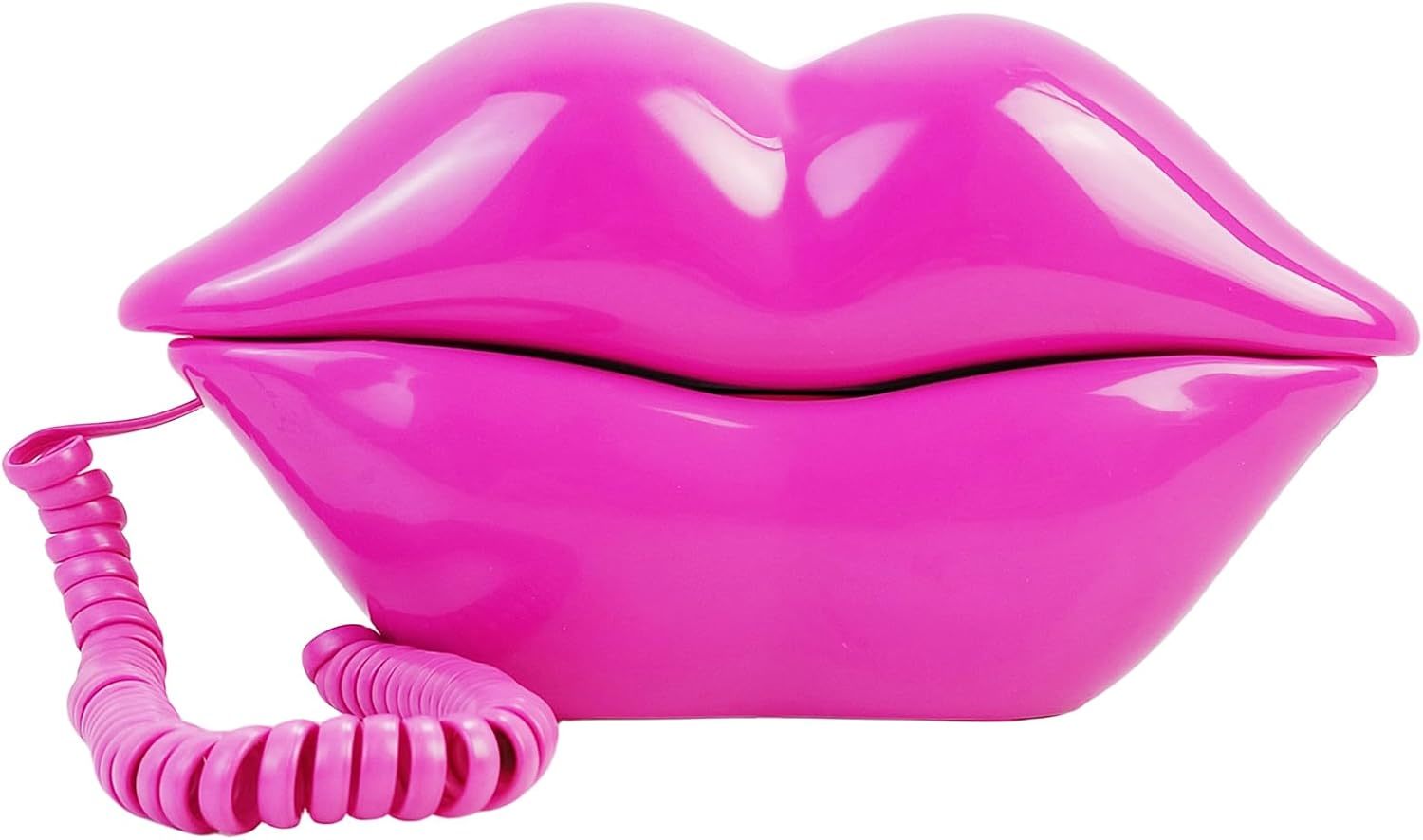 Corded Lip Phone, Benotek Novelty Landline Phone For, Rose - $33.96