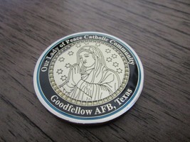USAF Our Lady Of Peace Catholic Community Goodfellow AFB Texas Challenge Coin - £11.60 GBP
