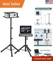 Multifunctional Tripod Stand with Elastic Band - Adjustable Height 23&quot;-51&quot; - $36.00