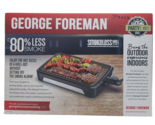 George Foreman Smokeless Grill Series Party Size Indoor/Outdoor GFS0172SB - £45.48 GBP
