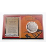 The Lion King 5th Anniversaire Par Disney 1 ML Argent Rond W / Étui Le #... - $1,627.11 MXN