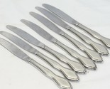 Oneida Twilight Dinner Knives 9"  Stainless Lot of 7 - $16.65