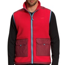 The North Face Royal Arch Men&#39;s XL or 2XL Red Full Zip Fleece Vest - £39.55 GBP