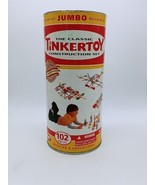 Tinker Toy 102 Pcs Jumbo Builder Set Classic Construction - £21.98 GBP