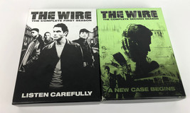 THE WIRE Seasons 1 &amp; 2 Box Sets DVD Lot HBO Complete Mint discs Guaranteed - £15.65 GBP