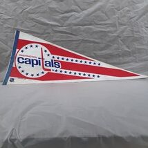 Vintage Washington Capitals Felt Pennant Flag Banner 1980's NHL Hockey 30" - $9.90