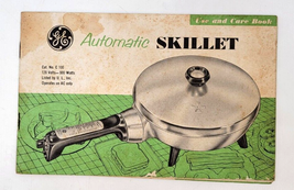 Manual for Vintage GE Automatic Electric Skillet 900 Watts C-100 Use &amp; Care Book - £7.99 GBP