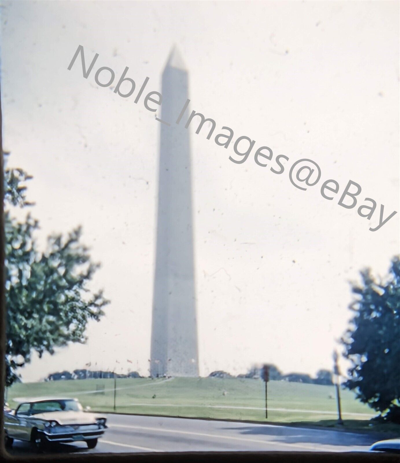 Primary image for 1960 Washington Monument Car Street Scene Washington DC Kodak 3D Stereo Slide