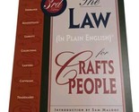 The Law (in Plain English) for Craftspeople by Leonard D. DuBoff  3rd Ed - $3.91