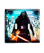 Kylo Ren Red Sword Star Wars Stormtroopers war double light switch cover... - €20,38 EUR