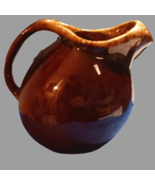 Hull Brown Drip Water Pitcher USA Lip/Ice Spout Vintage Mid Century Pott... - $44.99