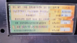 KANSAS / JIMMY MACK - VINTAGE LAMINATED NOVEMBER 22, 1980 CONCERT TICKET... - $10.00