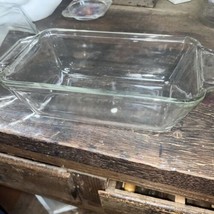 Anchor Hocking 5&quot; x 9&quot; x 3&quot; Clear Glass Loaf Pan Baking Dish 1.5 Qt - £7.92 GBP