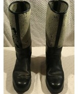 RARE EAST GERMAN FRONT WINTER BLACK FELT PANZER WEHRMACHT MARCHING BOOTS - €271,20 EUR