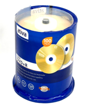 New Sealed Ativa Gold DVD+R 100 Pack 16 x 4.7GB 120 Minutes Discs - £27.62 GBP