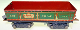 Louis Marx &amp; Co Prewar #552 Rock Island Gondola Car - $21.66