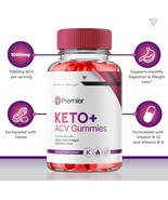 Premier Keto ACV Gummies for Curbing Appetite Cravings and Fat Burning 60ct - £23.87 GBP
