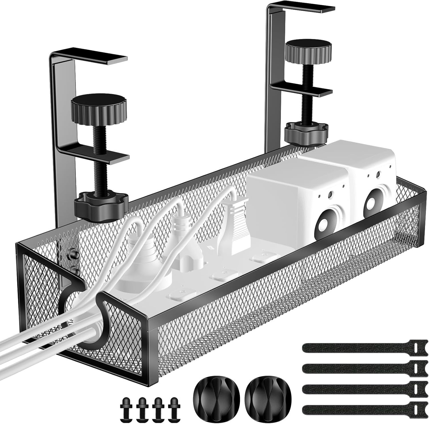 Desk Pc Cord Organizer Accessories, Workspace Organizers For The Home And - $30.99