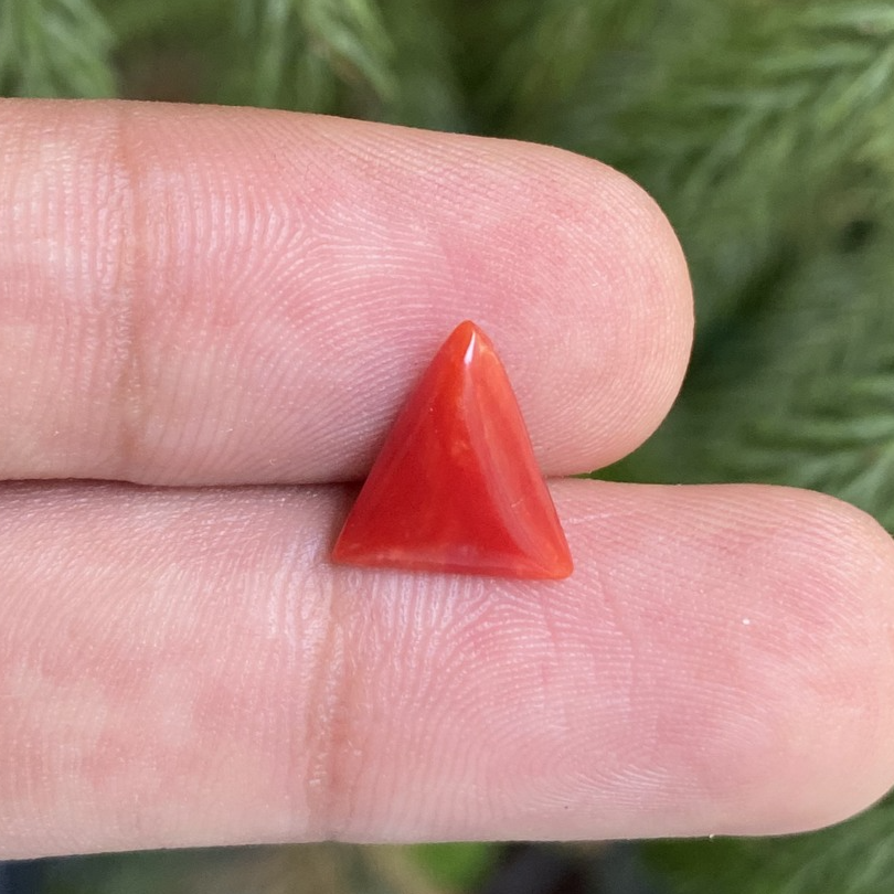 AAA + Natural Coral Gemstone, Gift For Her, Coral Ring, Jewelry Making G... - $9.99