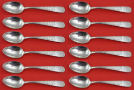 Old Maryland Engraved by Kirk Sterling Silver Teaspoon Set of 12 pcs 6&quot; ... - $15,517.43 MXN