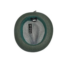 Men's Bently Soft Fedora Briad Straw Hat Stingy Brim Gino Gi216 Green White image 6