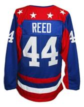 Any Name Number Team USA Retro Hockey Jersey New Sewn Blue Reed Any Size image 5