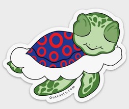 SALE Phish Turtle in the Clouds  Vinyl Sticker  Car Decal  - $2.99
