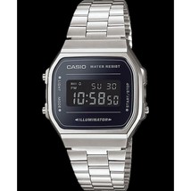 Men&#39;s Watch Casio A168WEM-1EF Black Silver (Ø 34 mm) (S9902645) - £61.65 GBP
