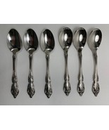 3+3 Oneida Brahms Community  Stainless Flatware Dinnerware Teaspoons Des... - $29.70