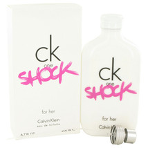 Ck One Shock Eau De Toilette Spray 6.7 Oz For Women  - £36.82 GBP