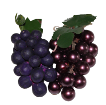 2 Sets Purple Grapes Vintage - £7.99 GBP