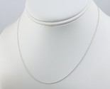 Tiffany &amp; Co 18” Classic Chain Necklace in Sterling Silver - $129.00