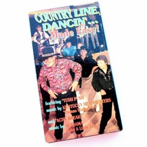 Country Line Dancin Made Easy VHS John Baker Tammy Holcomb Tush Push Achy Breaky - £4.36 GBP