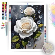 White Rose Elegance- Paint by Numbers - £23.90 GBP+