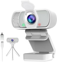 USB c Webcam 1080P Webcam Live Streaming Web Camera with Stereo Microphone Deskt - £45.79 GBP