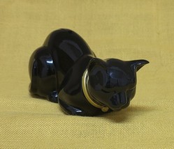 Avon VTG Black Cat Here&#39;s My Heart Cologne Perfume Figurine Bottle 1.5 O... - £7.85 GBP
