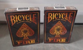 Bicycle Elements Series Fire Playing Cards Deck Brand New Sealed 2 Decks - £13.06 GBP
