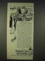 1940 Hudson&#39;s Bay Scotch Ad - Little Emperor, Arriving - $18.49