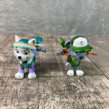 Paw Patrol Limited Ed Metallic Series Action Pups Exclusive Rocky &amp; Everest - £7.44 GBP