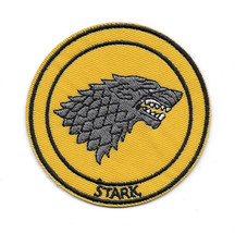 Game of Thrones House Stark Direwolf Sigil Logo Embroidered Patch, NEW UNUSED - £3.78 GBP