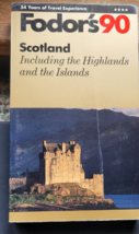 Paperback Travel Guide Book Fodor&#39;s 90 Scotland Including the Highlands/Islands - $9.99