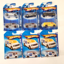 Hot Wheels Custom &#39;77 Dodge News Van 2 Pack HW City Works Diecast Car Lot of 6 - $48.37