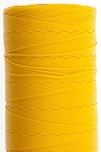 1.2mm Yellow Ritza 25 Tiger Wax Thread For Hand Sewing. 25 - 125m length (75m) - $17.64