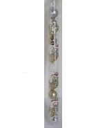 Celebrate It Christmas Merry Minis Glass Ornaments Silver Bronze Polar B... - $427.53 MXN