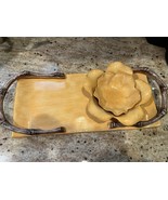 Mustard  Studio B by Magenta Ceramic Flower Bowl Serving Tray 17” - $818.61 MXN