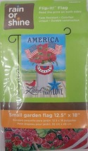America Land That I Love 12.5&quot; X 18&quot; Garden Porch Flag Rain Shine Patrio... - £6.32 GBP