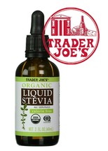  Trader Joe&#39;s Organic Liquid Stevia 2 oz  Calorie Free Sugar  - £10.08 GBP