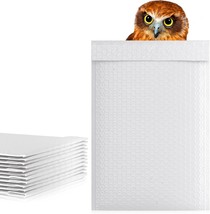 5 White Poly Bubble Mailers 12.5x18 Padded Envelopes Large - $22.34